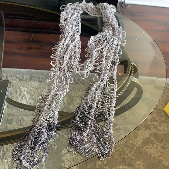 Boho Handmade Crochet Scarf - Picture 1 of 5